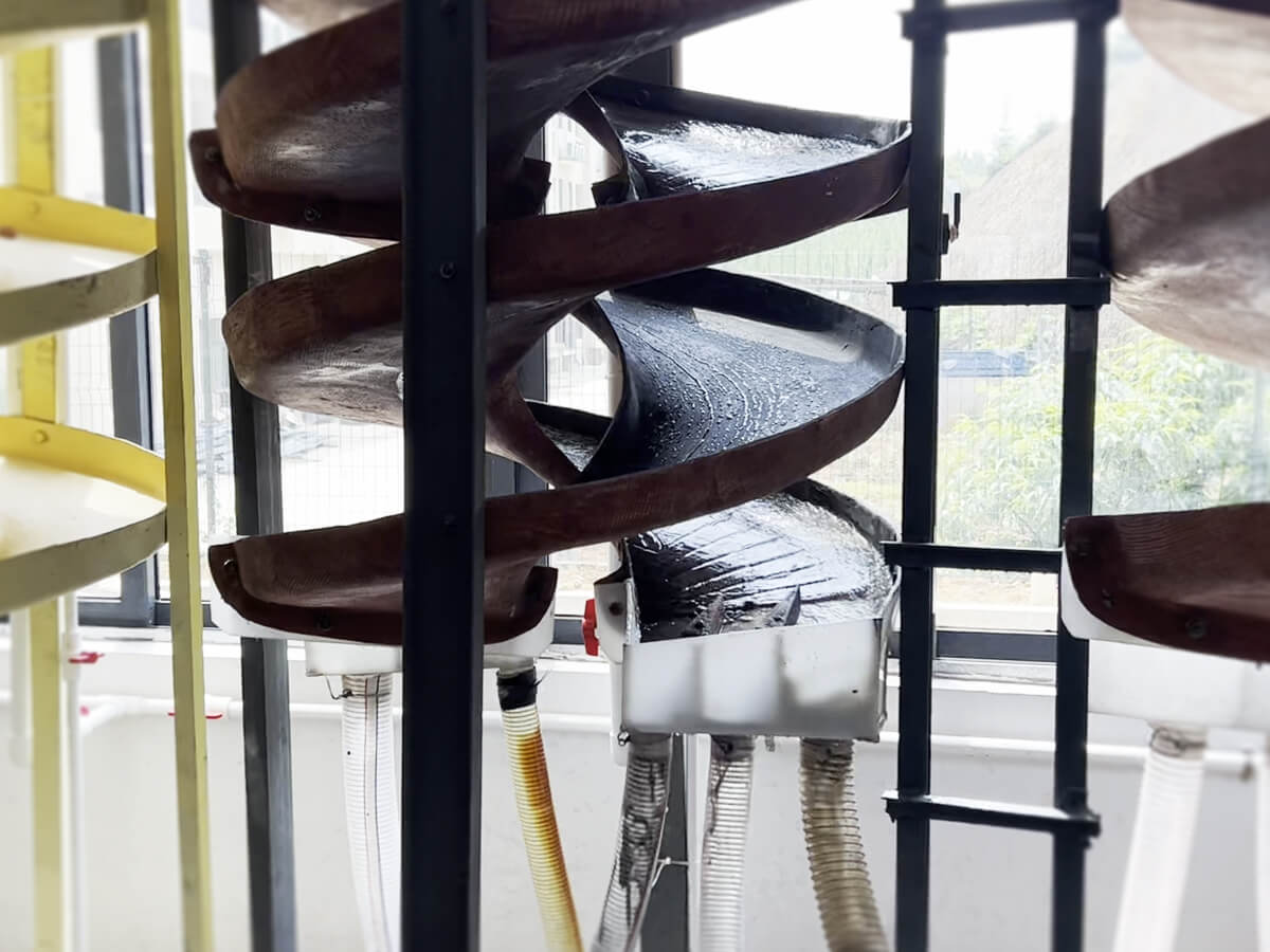 Zircon Titanium Ore Gravity Separation Testing JxscLab